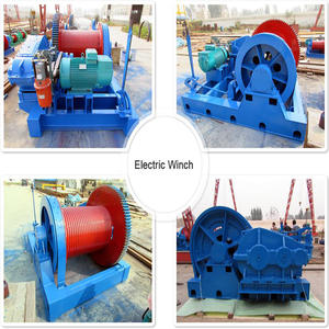 Treuil manuel avec frein de sécurité, câble en acier pour grues, certifié CE, hauteur de levage 50-60m, en fonte - Product Image 4