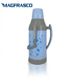 Custom 2L 3.2L Glas Refill Plastic Decoratie Lichaam Kogel Water Koffie Thee Container Thermoskan Thermos