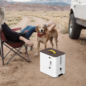 Boîte à friandises pour animaux de compagnie, sac de voyage, sac de rangement portable pour aliments pour chiens, conteneur étanche à main pour fournitures pour chats et chiens - Product Image 4