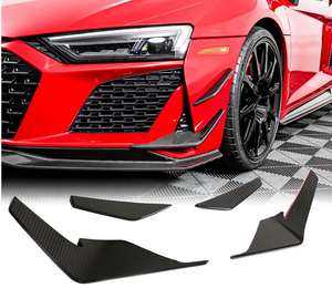 Préimprégné FIBRE DE CARBONE SEC Pare-chocs Avant Séparateurs Latéraux Ailerons Canard Pour <span class=keywords><strong>Audi</strong></span> <span class=keywords><strong>R8</strong></span> V10 <span class=keywords><strong>2022</strong></span> 2023 - Product Image 2
