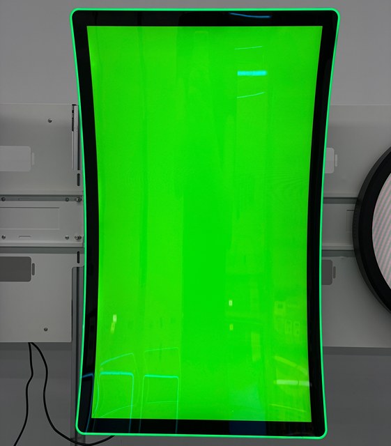 Custom 43 49 55 Inch Non-yellowing Screen Led Light Strip 4K Capacitive 1500R LCD Curved Touch Monitor for Gaming Vesa Mount
