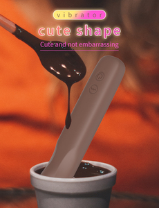 Vibrateur au chocolat à vibration forte vitesse réglable jouet adulte pour femmes Couples amélioration de l'intimité - Product Image 4
