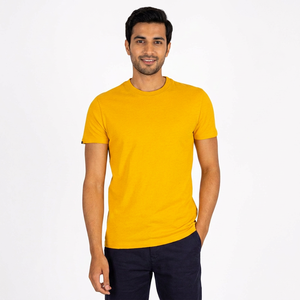 Nouveau design, vente en gros, t-shirt pour homme 100% coton, 2026, t-shirts basiques simples à col rond pour homme, service OEM, design personnalisé - Product Image 1
