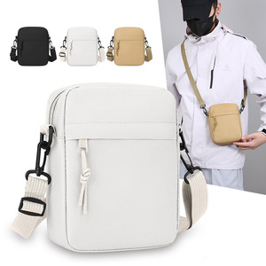 Bolsos <span class=keywords><strong>Bandolera</strong></span> de Moda al por Mayor para Hombre y Mujer, Uso Diario, Cierre de Cremallera, Estilo Sling Negro - Product Image 2