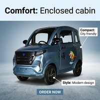 Nouvelle voiture électrique portable EEC, berline mini, propulsion arrière, 50 kW, manuelle, simple transmission, sièges légers, caméra métallique, sans permis de conduire