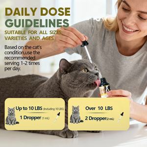 Gotas Naturais para Glândulas Anais de Animais de Estimação com Suporte de Casca de Psyllium de Abóbora Suplemento para Saúde Digestiva Líquido para Glândulas Anais de Cães e Gatos - Product Image 5