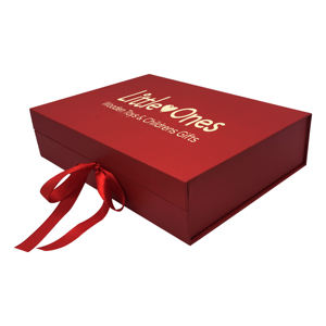 الملابس الفاخرة طوي كرتون هدية مربع مع الشريط إغلاق العناية بالبشرة علبة هدايا مغناطيسية التعبئة والتغليف الأبيض لحقيبة يد الشعر - Product Image 2