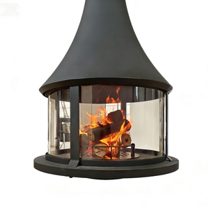 Chimenea suspendida para calefacción doméstica, estufa <span class=keywords><strong>de</strong></span> <span class=keywords><strong>leña</strong></span> colgante con chimenea - Product Image 4