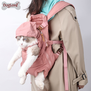 กระเป๋าเป้สะพายหลังใส่สุนัขแสนสบายหรูหราปรับได้สำหรับการเดินป่าและการเดินทางสไตล์แฟชั่นสำหรับแมวและสัตว์เลี้ยง - Product Image 6