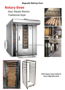 Equipo de panadería tostada, máquina completa para hacer pan, máquina para hacer horno rotativo de gas, tecnología de precio, horno rotativo para pizza - Product Image 5