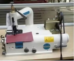 Machine automatique de découpe de cuir de bureau, état neuf, avec moteur de gaufrage central, équipement de découpe de bords à lame 220V, garantie 1 an - Product Image 4
