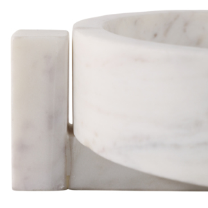Ciotola in marmo con base per decorare il tavolino da caffè, elegante complemento d'arredo per il piano della cucina e come centrotavola - Product Image 5