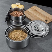 Ensemble d'ustensiles de cuisine isothermes avec marmite, cocotte, réchauffe-plats et bols de service avec couvercles intérieurs