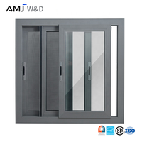 Fenêtre coulissante moustiquaire avec cadre en aluminium et verre trempé – Prix Philippines