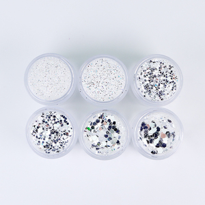 Factory Price High Flash <strong>Silver</strong> <strong>Glitter</strong> Powder for Hair Face Skin Eco-friendly Cosmetic <strong>Glitters</strong> - Product Image 6