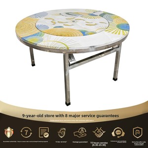 <span class=keywords><strong>โต๊ะ</strong></span>สแตนเลสแบบหนาทันสมัยพับได้<span class=keywords><strong>โต๊ะ</strong></span>รับประทานอาหารในตัวสำหรับอาหารกลางแจ้ง - Product Image 5