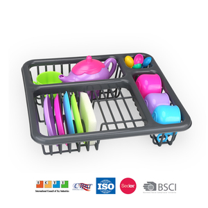 Juego de té para niños y niñas, accesorios de cocina, platos de juguete, tetera, utensilios de cocina, juego de regalo - Product Image 5