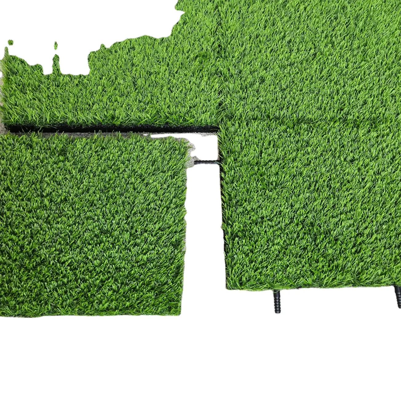 2023 Высококачественная многофункциональная искусственная травяная плитка интерлок резиновый напольный коврик