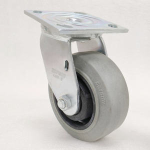 Rueda Giratoria Carsun de Acero Resistente de 5 Pulgadas, TPR Conductiva, Antiestática, Galvanizada, Funcionamiento Silencioso, Freno de Bloqueo Total, 1 Año de Garantía - Product Image 2