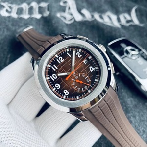 Montre de luxe pour homme de marque haut de gamme, bracelet en silicone, cadran en verre, aiguilles, pour homme - Product Image 5