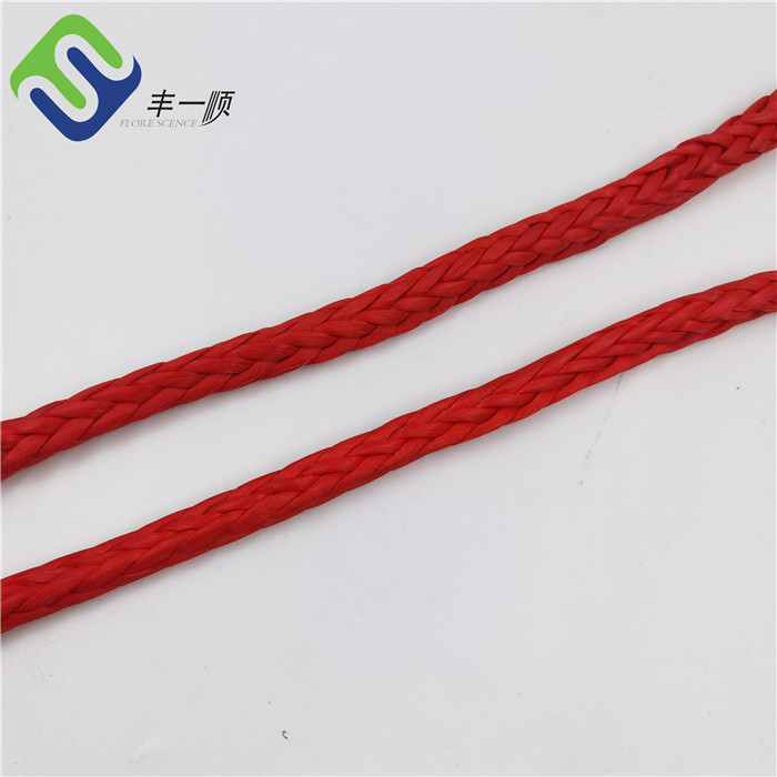 Spliced 16mm 12 Strand UHMWPE Rope Marine HMPE Tug Boat Tow Rope