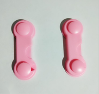 Verrou de porte adhésif 3M avec matériau ABS pour portes d'armoires côte à côte, installation facile, verrou de sécurité pour bébé, pour la protection des nourrissons
