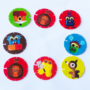 <span class=keywords><strong>Tazos</strong></span> de Plástico PP Personalizados de Fábrica OEM, Regalos Promocionales de Pokémon, Regalos <span class=keywords><strong>Gratis</strong></span>, Dulces, Chocolates, Juguetes, Rompecabezas 3D, Juguetes DIY - Product Image 2
