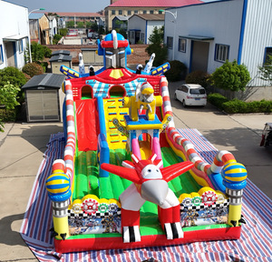 Tobogán Acuático Inflable de Grado Comercial Personalizado con Obstáculos para Niños y Adultos, Fácil de Instalar, Alquiler para Negocios, PVC - Product Image 2