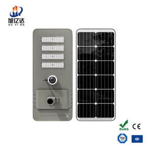 Lampione Solare LED XUYIDA con Telecamera CCTV 5000K Luce Diurna Layout Agi32 in Lega di <span class=keywords><strong>Alluminio</strong></span> Classificato IP67 Garanzia 5 Anni CE RoHS - Product Image 3