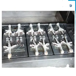 stainless steel chicken paw cutting machine / chicken feet cutter/ chicken toe splitter