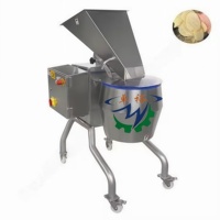 Automatische 220V 304 roestvrijstalen hoog-efficiënte groente- en fruitverwerker, centrale keuken snijmachine voor restaurants