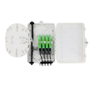 FTTH Réseau Extérieure Graisse 4 core Boîte à Bornes À Fiber Optique Boîte de Distribution