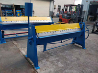 Prix du fabricant Presse plieuse manuelle Machine à cintrer les bords en acier inoxydable Cintreuse pliante pour pliage de feuilles d'aluminium