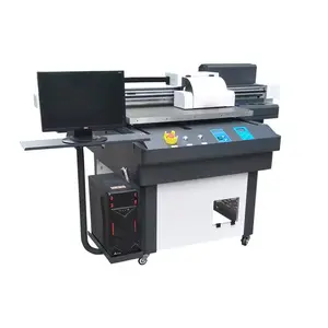 9060 6 कलर इंकजेट प्रिंटर यूवी प्रिंटिंग मशीन फ्लैटबेड यूवी प्रिंटर