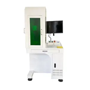 Enclosed type Desktop Laser Marking Machine for jewelry cutting and engraving custom jewelry silver gold cutter