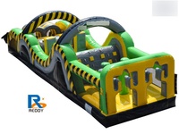 Vente flash : jeux sportifs géants pour adultes en plein air, parcours d'obstacles gonflable, toboggan, château gonflable, aire de jeux avec souffleur