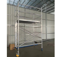 Plateforme de levage électrique télescopique mobile automatique de 0,3 tonne, 0,5 tonne, 2 à 8 mètres, échafaudage pour la construction