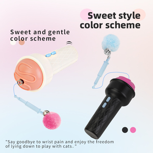 Jouet électrique interactif pour chat, forme crème glacée, rétractable automatiquement, style paresseux - Product Image 6
