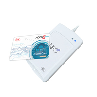 Lector y Escritor de Tarjetas NFC DualBoost II con Doble Tarjeta, Etiquetas NFC Felica para Programas de Fidelización ISO7816/ISO14443, ACR1581U-C1