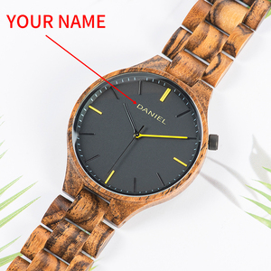 Pour les montres à quartz de luxe pour hommes Logo personnalisé en bois Expédition rapide Boîtes OEM Dropshipping direct Chine - Product Image 1