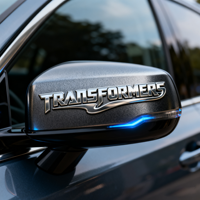 Oem Custom You Own Design Electroplate Chrome 3D Metal Car Logo Emblemas 3M Autoadhesivo Car Badges Auto Emblemas