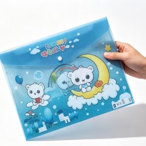 Bolsa de Archivo de PVC con Diseño de Dibujos Animados, Bolsa de Información, Papelería Estudiantil, Linda y Moderna Bolsa de Plástico para Archivos, Bolsa para Exámenes, Precio de Descuento - Product Image 5