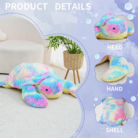 V452 Nouveau design, coussin géant en peluche tortue de mer, jouets en peluche géants, cadeaux de Noël et d'anniversaire pour enfants, garçons et filles