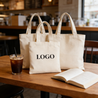Bolsas de Lona Pequeñas al por Mayor, Mini Bolsas Reutilizables Lisas con Asa Larga de Cuerda, Personalizables con Logotipo, Reciclables