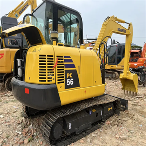 Excavadora de orugas Komatsu PC56 de segunda mano con precio de fábrica de 5 toneladas a la venta - Product Image 1