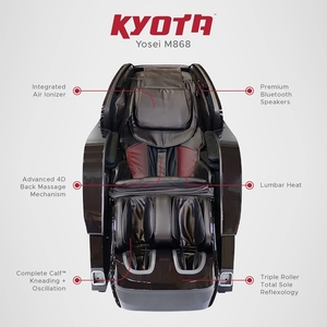 Sillón de Masaje de Cuerpo Completo, Cómodo Sillón de Masaje Reclinable de Gravedad Cero con Calor, Bolsa de Aire, Rodillo para Pies y Pantalla Táctil para Mayor Comodidad - Product Image 3