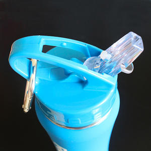 Custom Logo Flip-<b>top</b> Flask Double Wall Stainless Steel Flask 500ml Mountain Vacuum Flask With Straw - Product Image 4