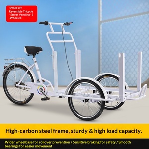 ¡Gran oferta! Triciclo de carga <span class=keywords><strong>Bakfiets</strong></span> de fábrica con pedales, gran capacidad, carga reforzada, capacidad de carga de 200 kg. - Product Image 3