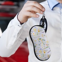 Étui à lunettes à imprimé floral, coque rigide, porte-lunettes de protection, boîte de rangement portable pour lunettes de soleil