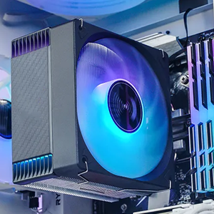 듀얼 히트 파이프와 120mm PWM 저소음 팬이있는 하이 퀄리티 CR-1000 EVO RGB CPU 공기 냉각기 - Product Image 5